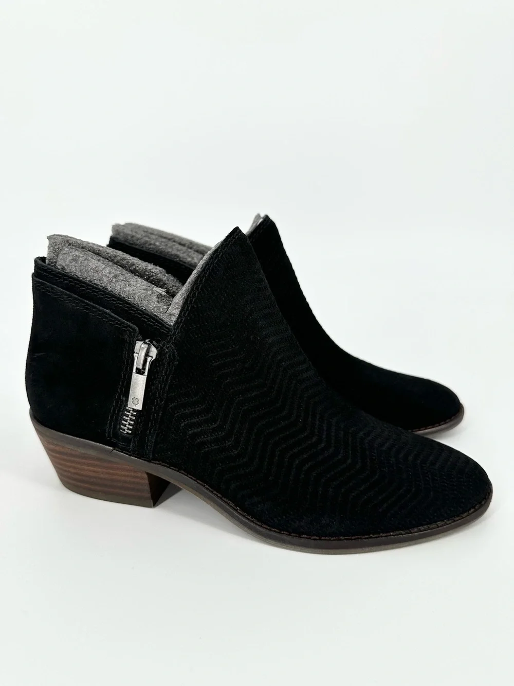 Lucky Brand Fhuna Ankle Bootie Suede Black